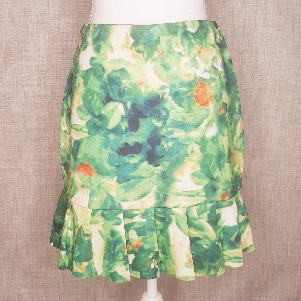 Plus Size Eloquii Skirt With Pleated Hem, NWOT